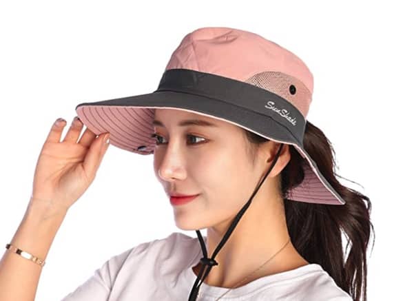 things to order on Amazon for Disney World: uv blocking hat ladies