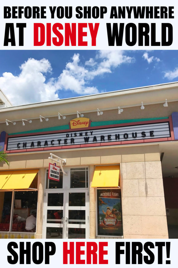 Which Disney Character Warehouse is better? From location to itmes, here's the best one to visit and why you need to before you do any shopping at Walt Disney World! #Disney #WDW #DisneyWorld #DisneyShopping #CharacterWarehouse #DisneyOutlet #Orlando 