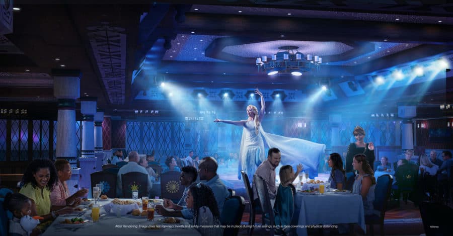 Arendelle Restaurant on Disney Wish