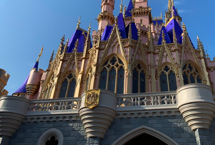 Disney Crest on Cinderella Castle