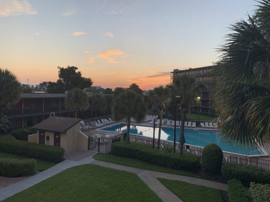 Rosen inn International review - two bed guest room third floor sunrise