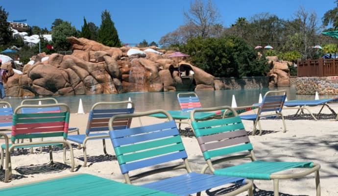 Blizzard Beach for Adults: lounge chairs