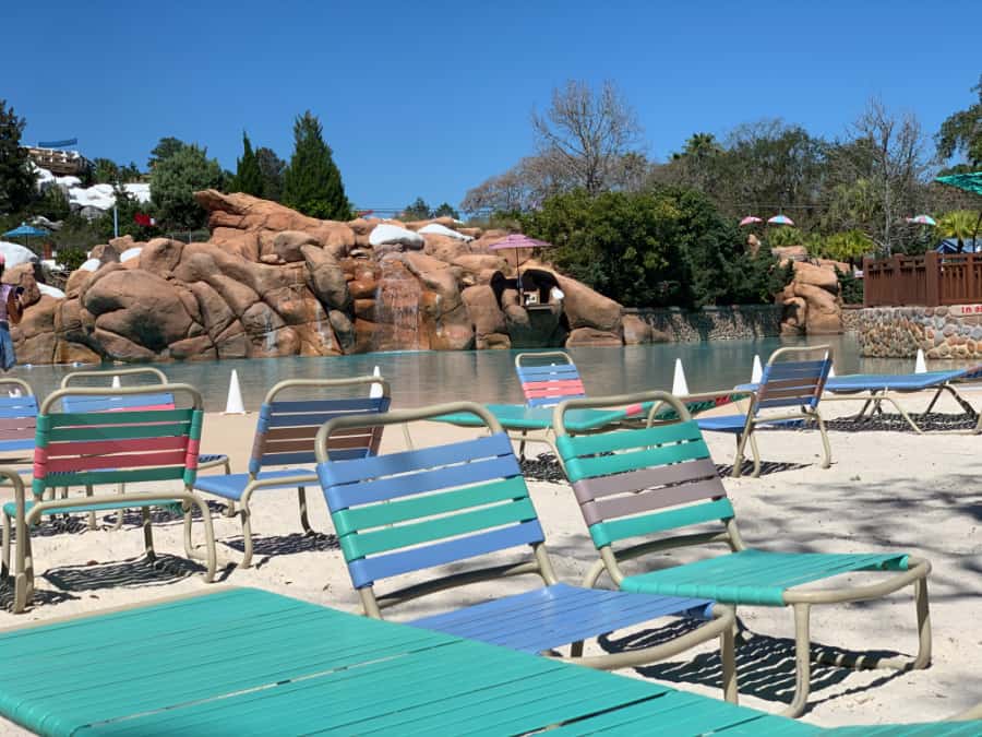 Blizzard Beach for Adults: lounge chairs
