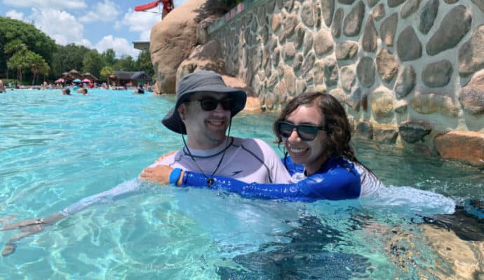 Blizzard Beach for Adults: Meltaway Bay wave pool