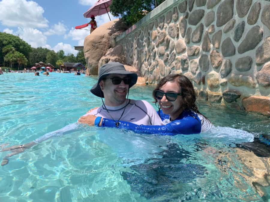 Blizzard Beach for Adults: Meltaway Bay wave pool