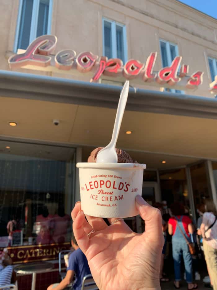 Fun things to do in Savannah with kids: Leopold's Ice Cream