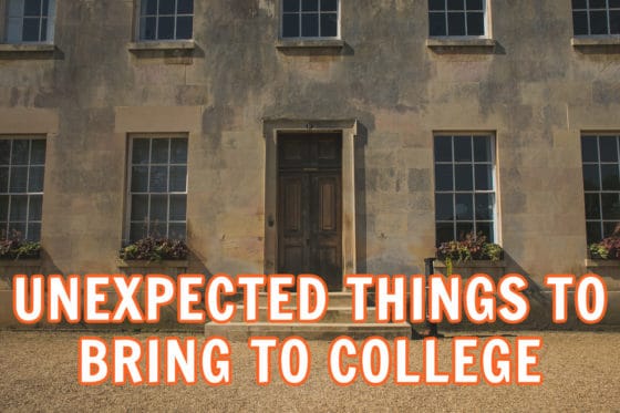 college dorm room items unexpected things to bring to college