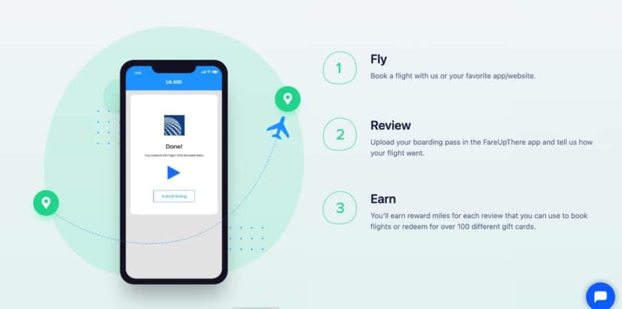 FareUpThere Earn Rewards