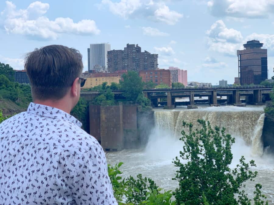 Fun Things to Do in Rochester NY for Couples Downtown Waterfall