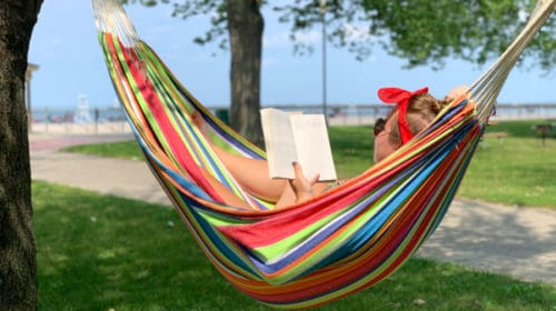 Fun Things to Do in Rochester NY for Couples hammock at Lake Ontario Beach