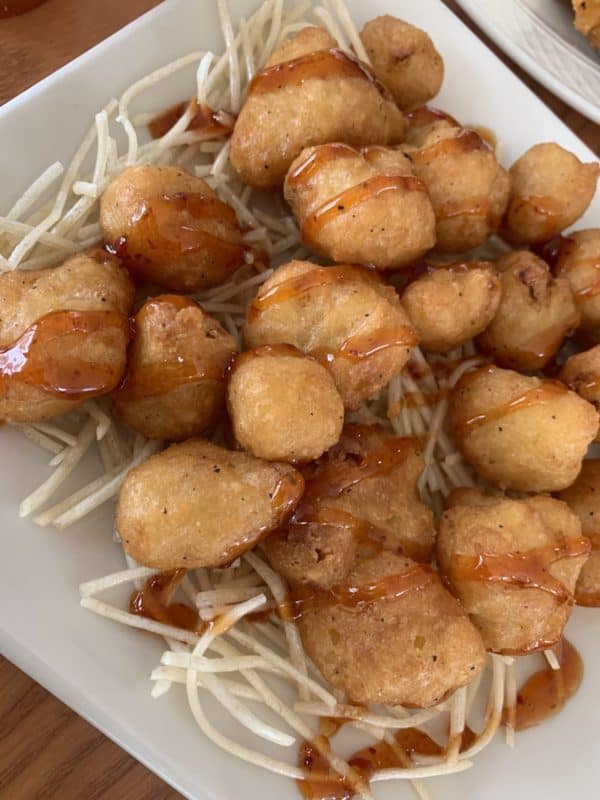 burr oak lodge General Tso's cauliflower