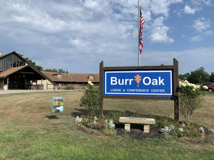 burr oak lodge exterior