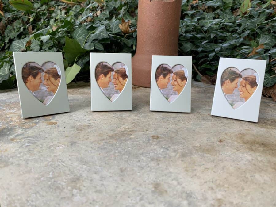 personalized wedding favors - mini frames