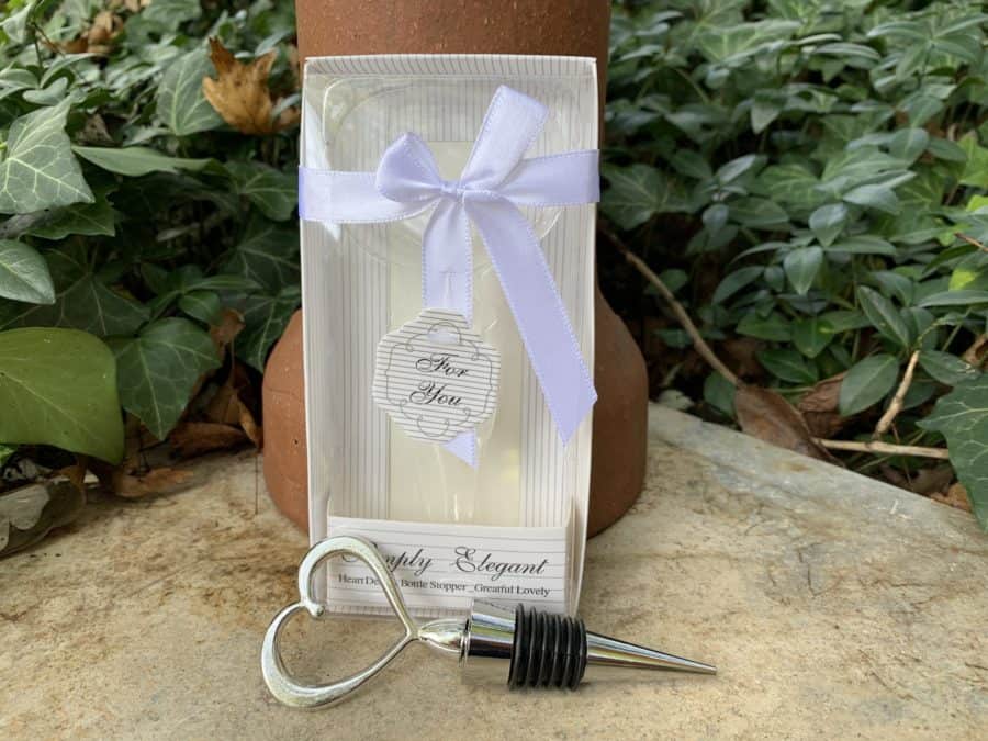 personalized wedding favors - bottle stopper