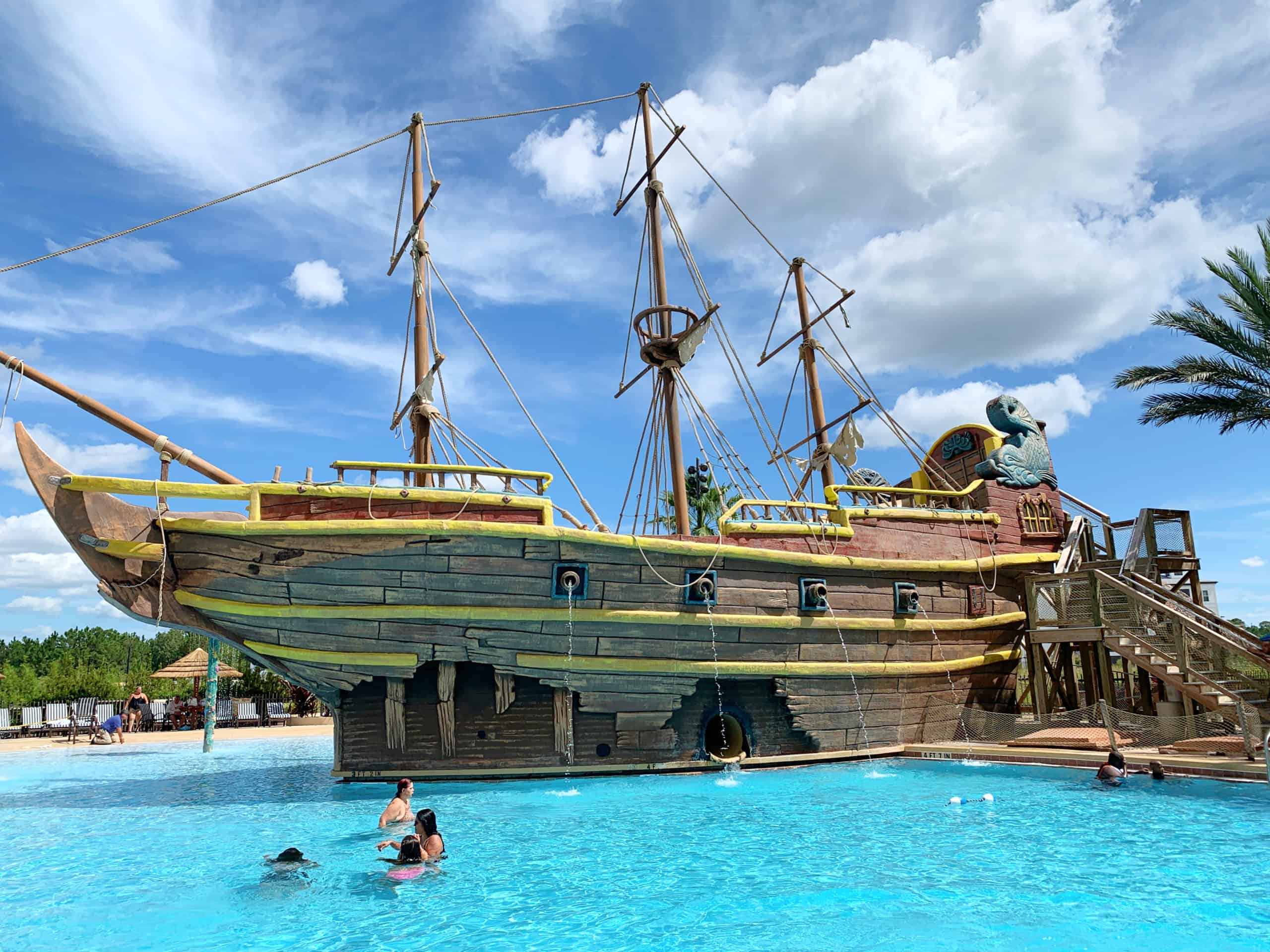 Lake Buena Vista Resort Village and Spa pool pirate ship