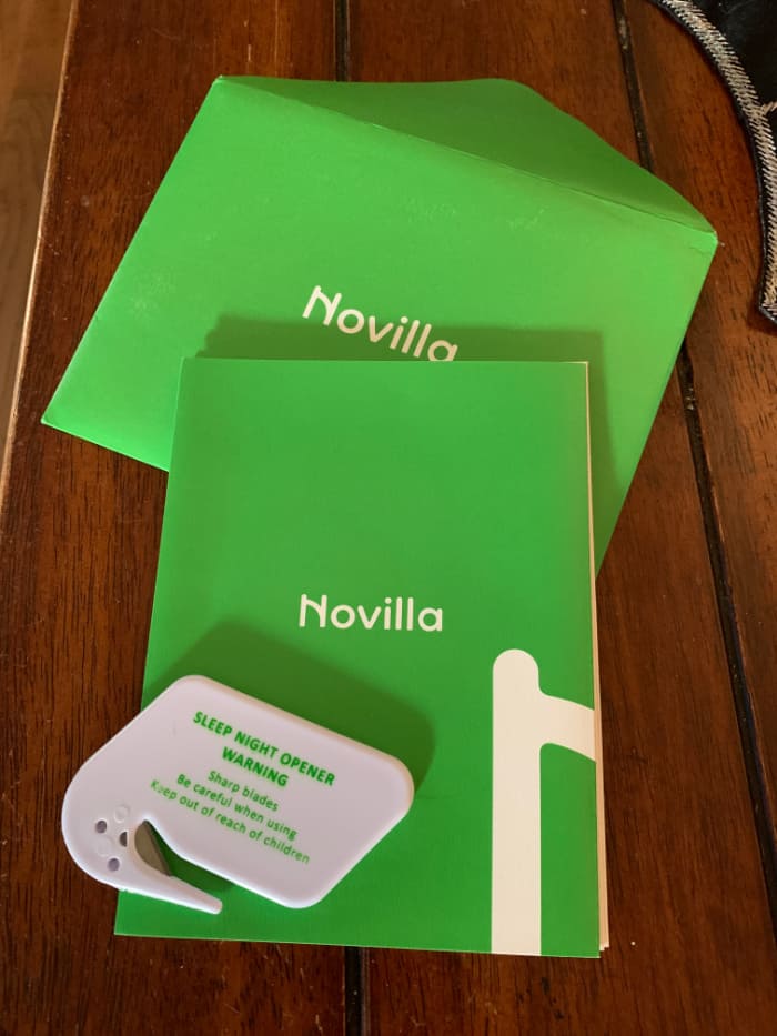 novilla mattress review - plastic opener