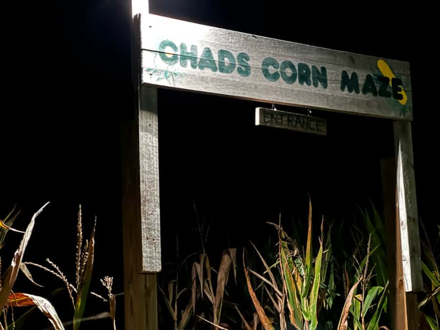 underrated experience around laurel highlands Chad's corn maze