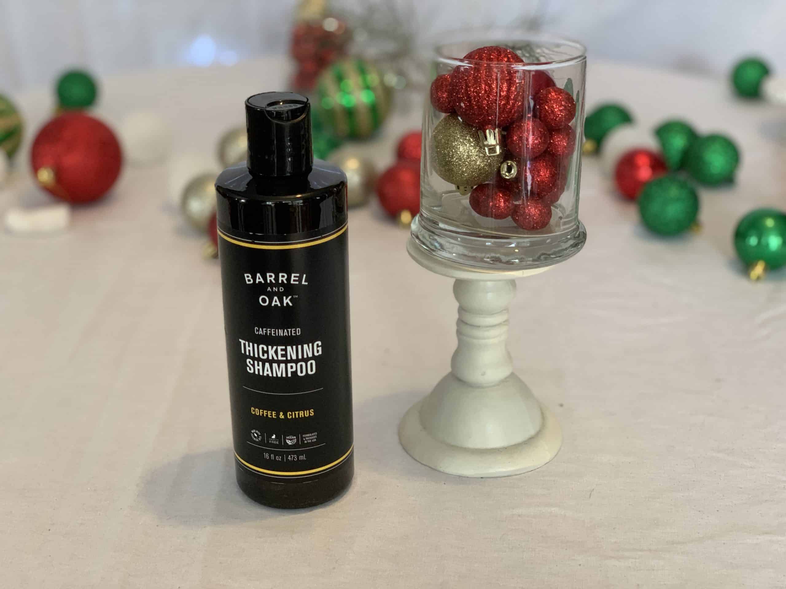 mens holiday gift guide barrel and oak thickening hair shampoo scaled