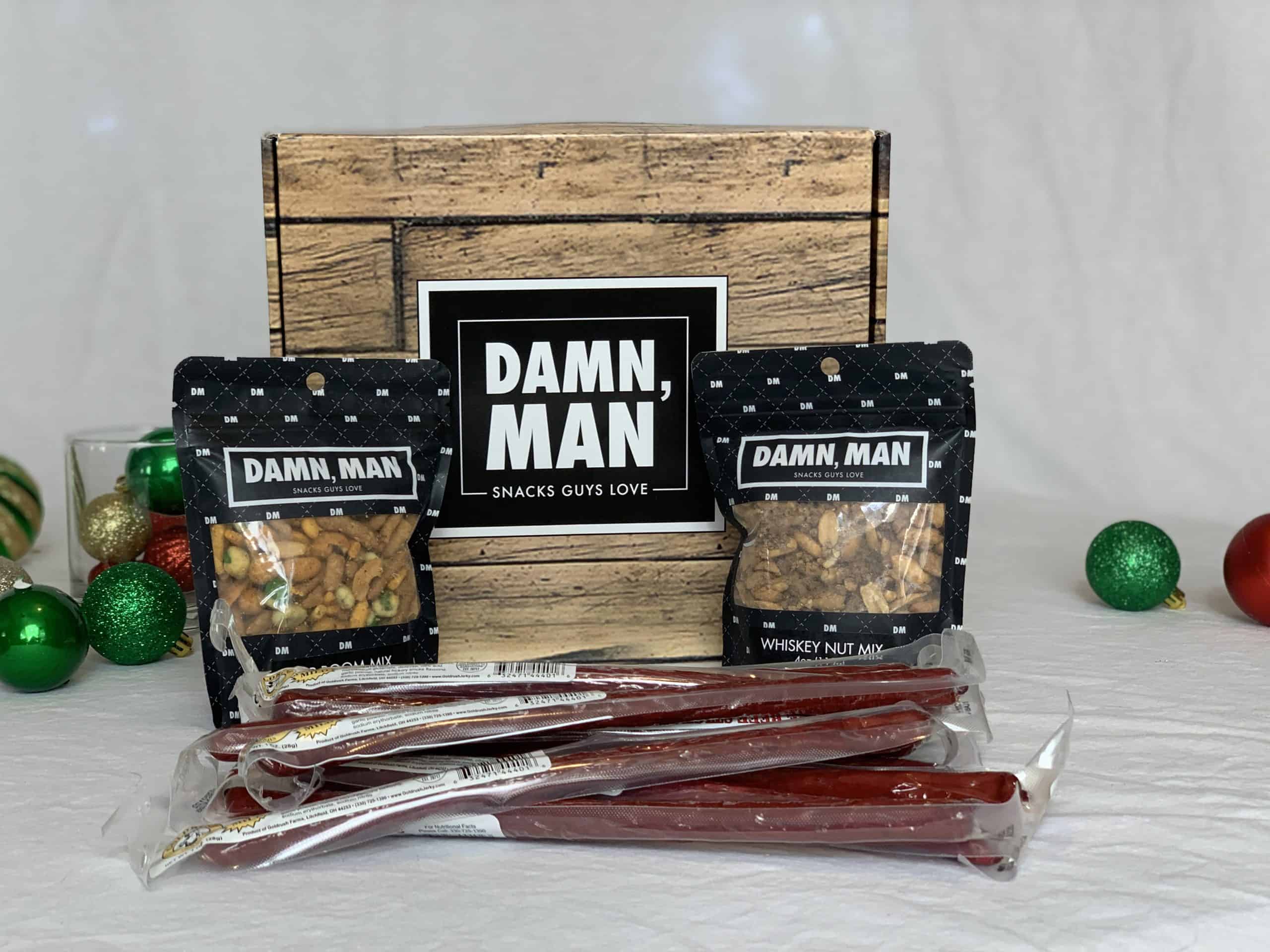 mens holiday gift guide damn man snacks