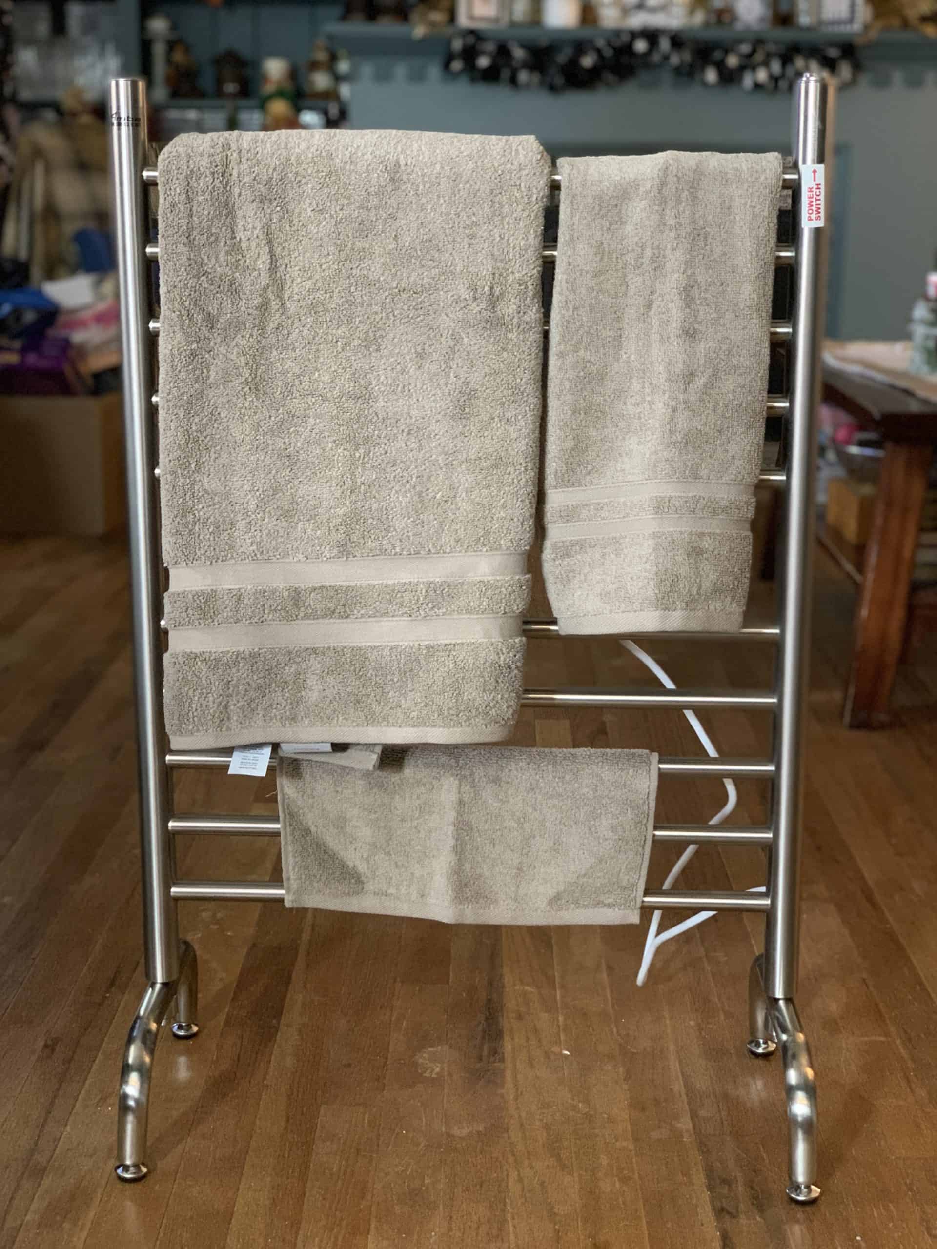 mens holiday gift guide heated towel rack