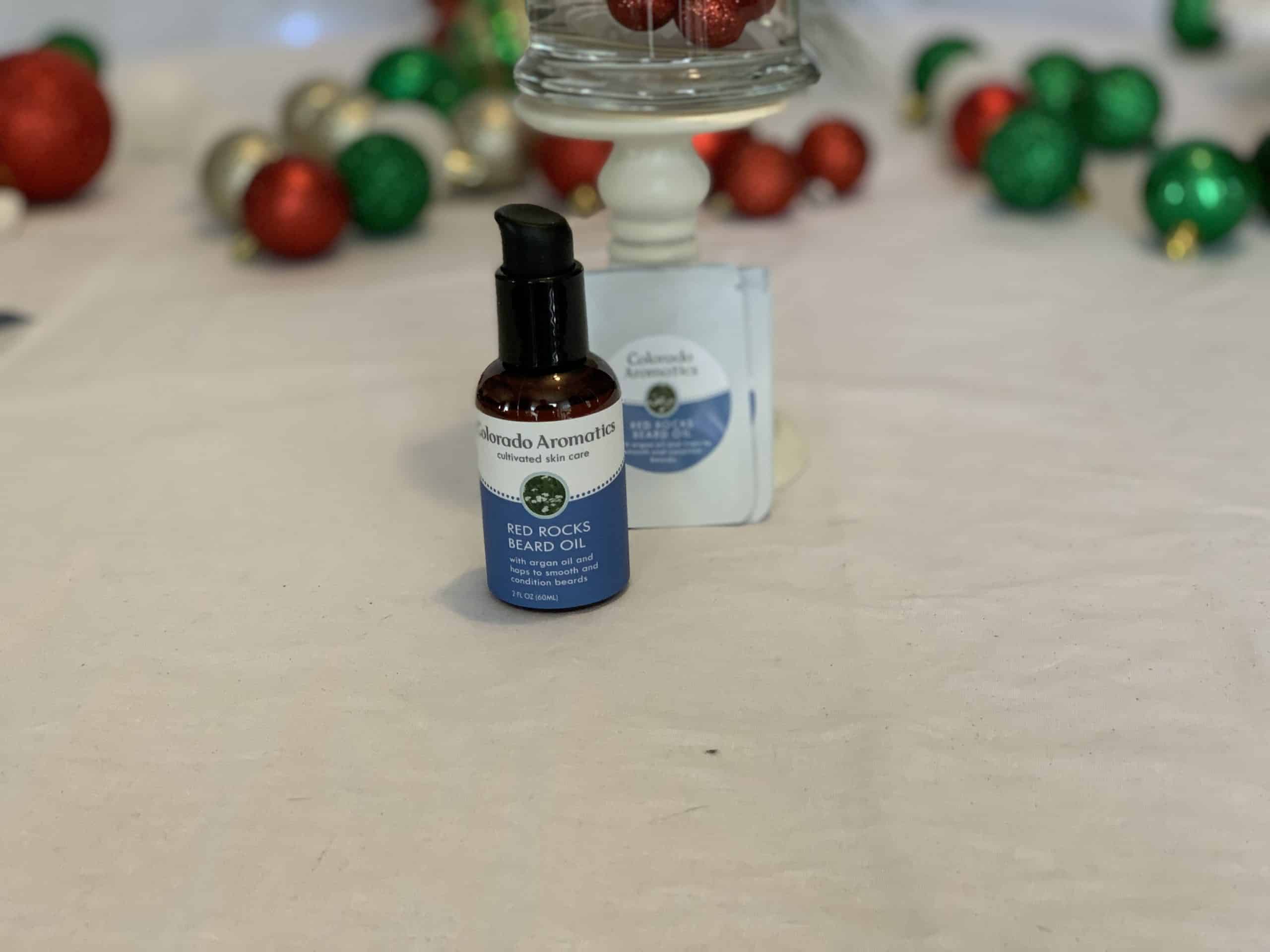 mens holiday gift guide red rocks beard oil