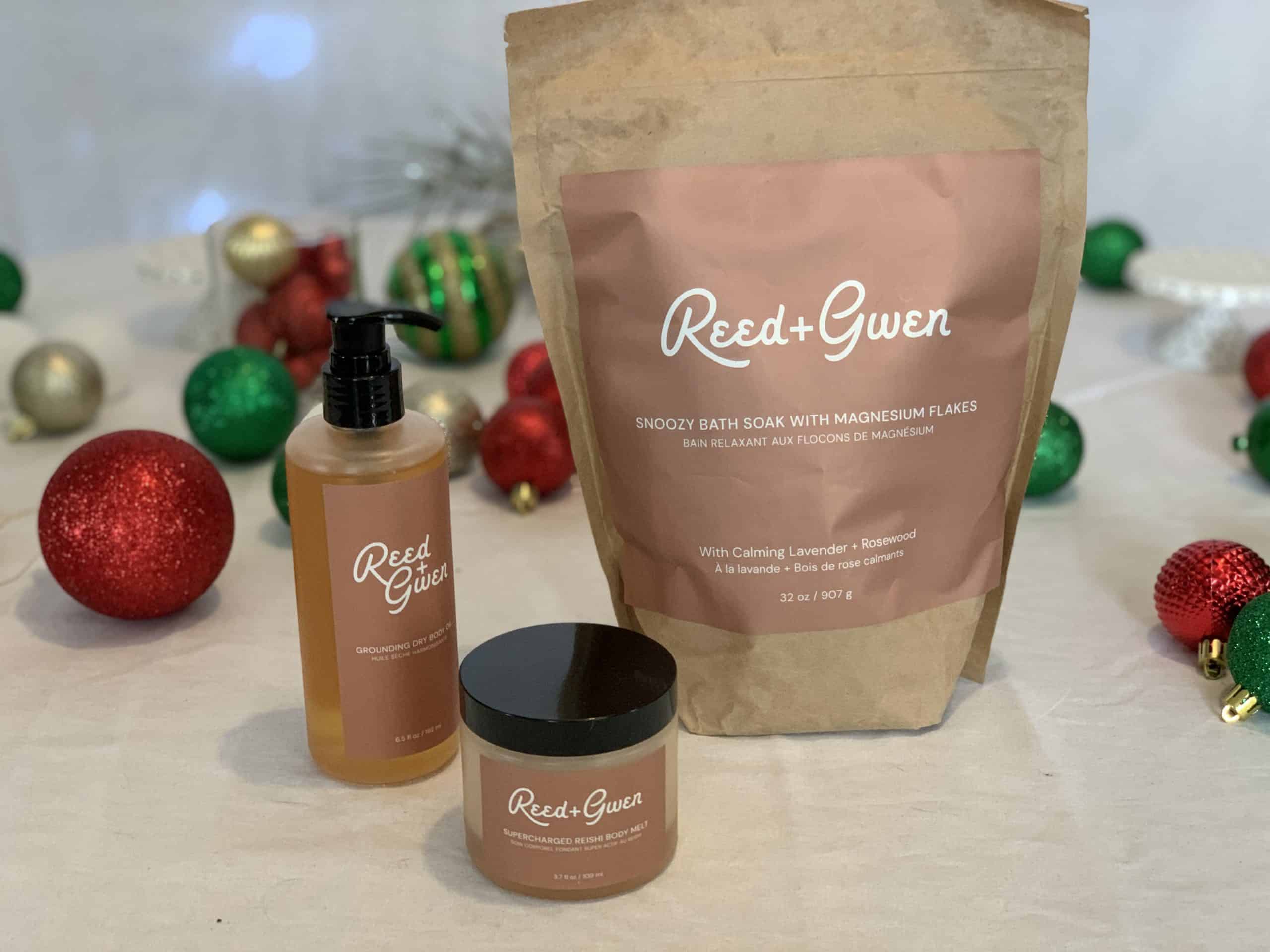 womens holiday gift guide Reed + Gwen bath products