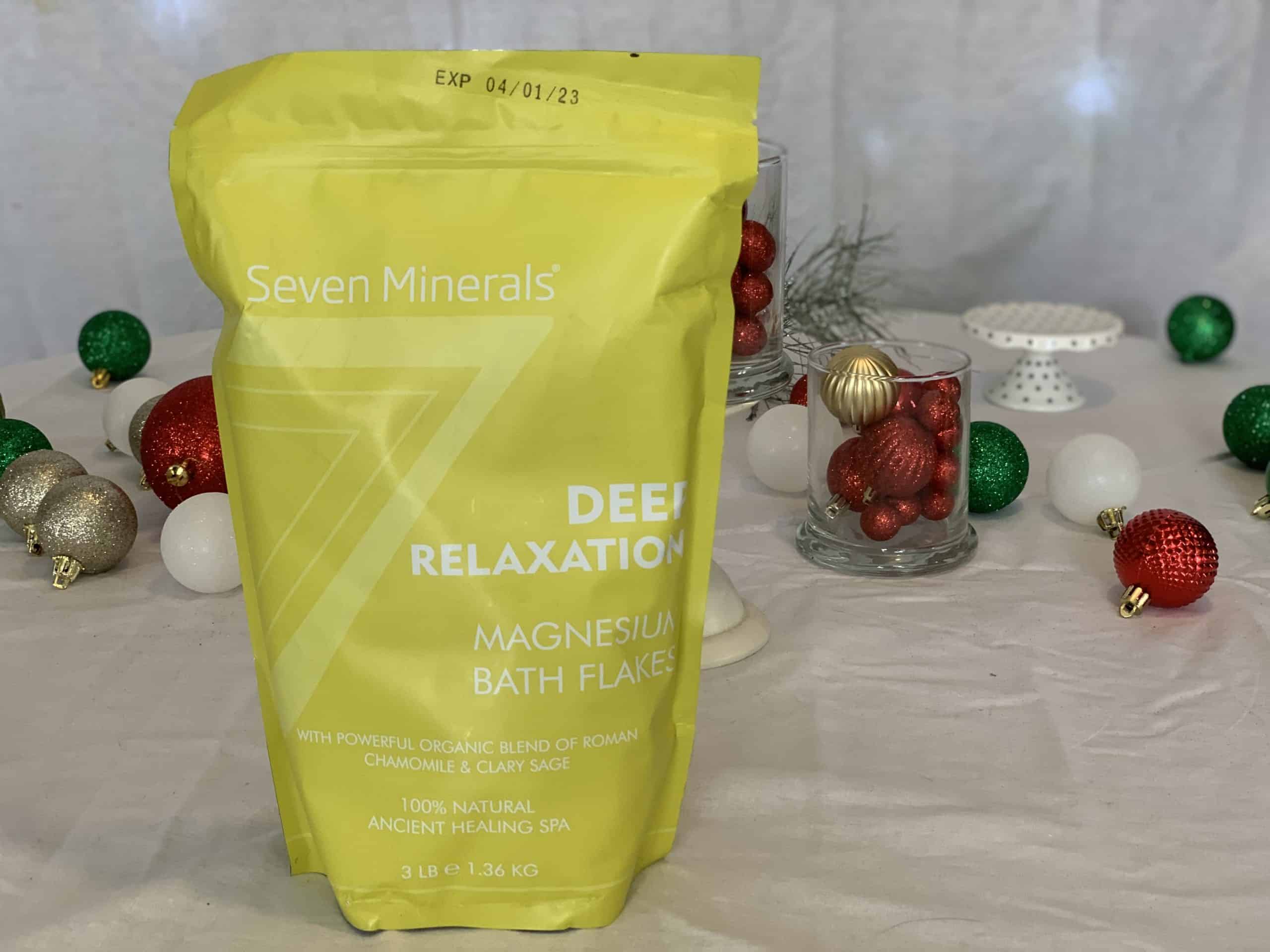 womens holiday gift guide seven minerals magnesium bath flakes