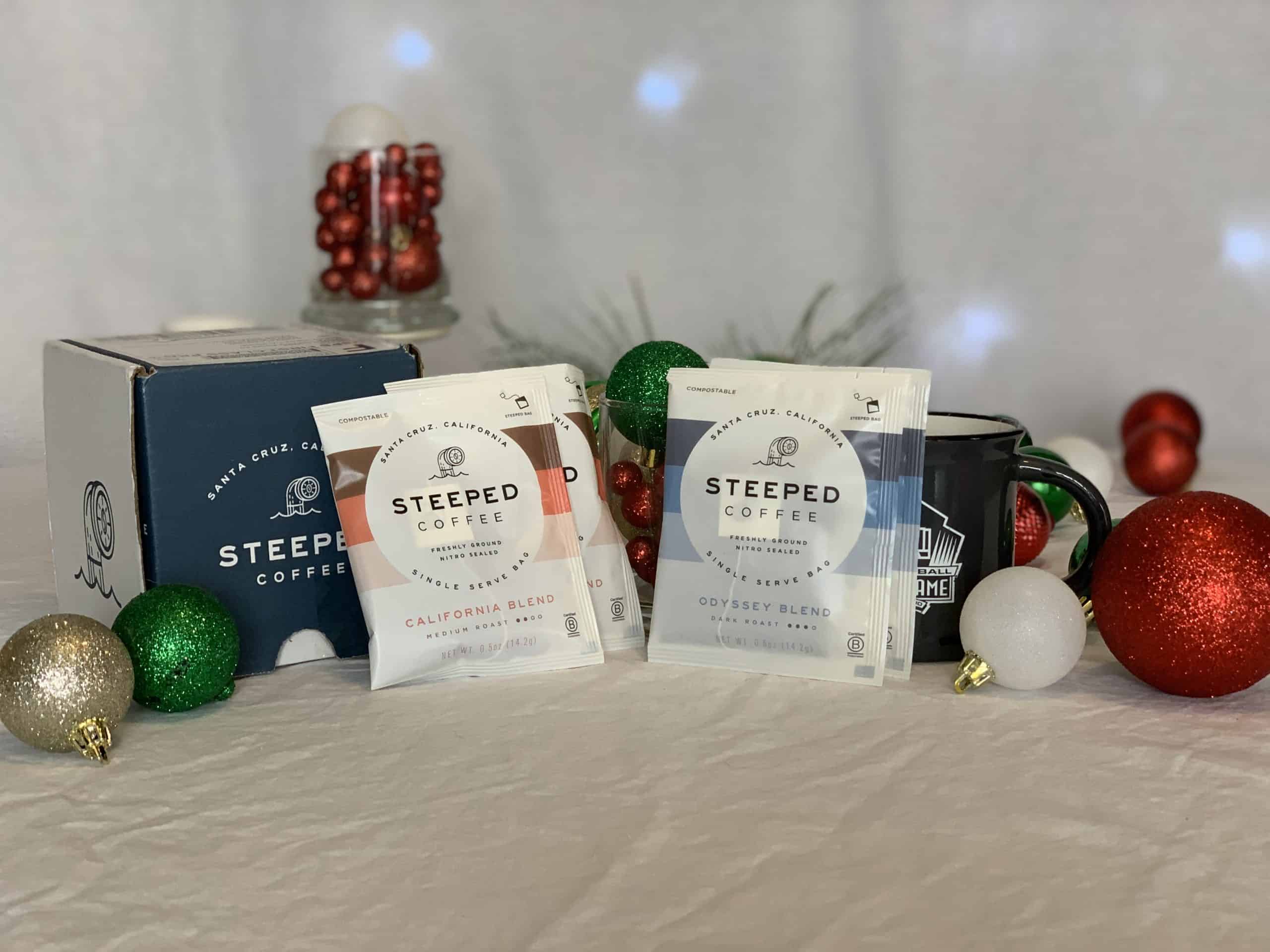 womens holiday gift guide steeped coffee packs