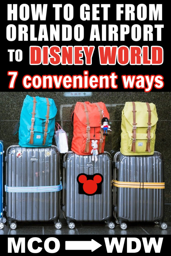Since Magical Express is done, how do you get from Orlando International Airport to Walt Disney World? Here are 7 convenient ways! #WDW #DisneyWorld #DisneyTransportation #Orlando #OrlandoAirport #Disneytips