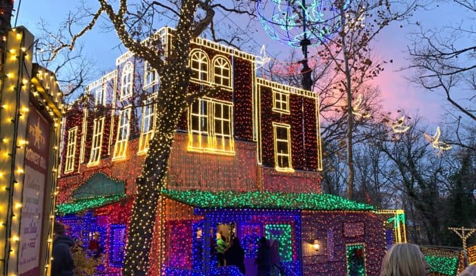 things to do in branson with teens at Christmas Silver Dollar City