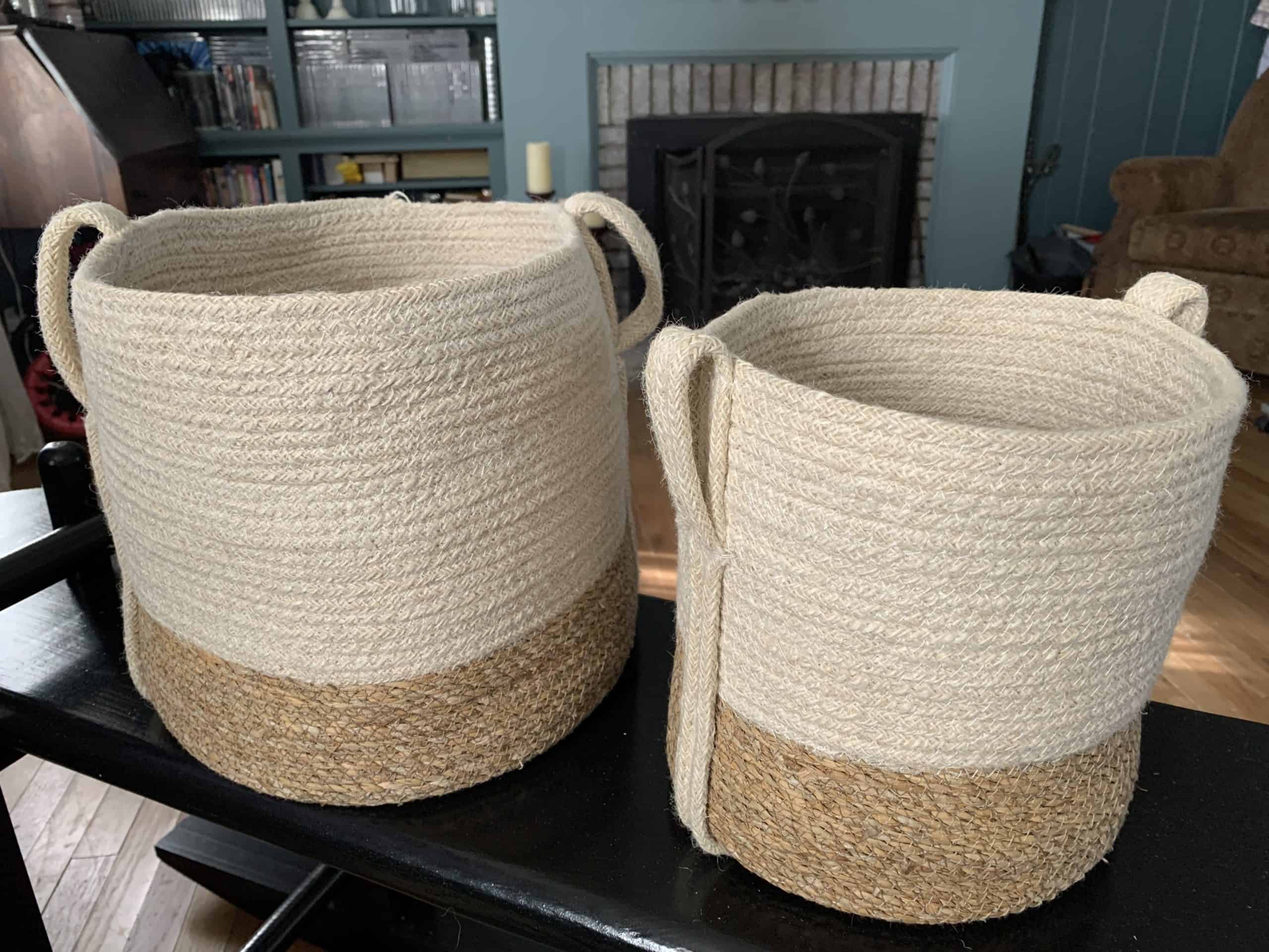 products to make your life easier in 2022 - hand woven baskets