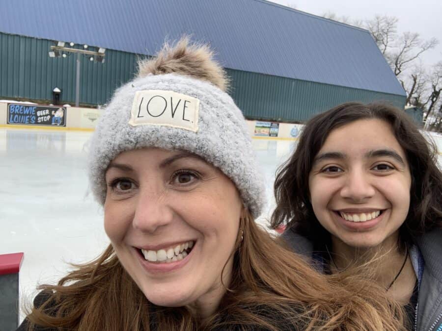 things to do in winter in York avalanche express outdoor rink