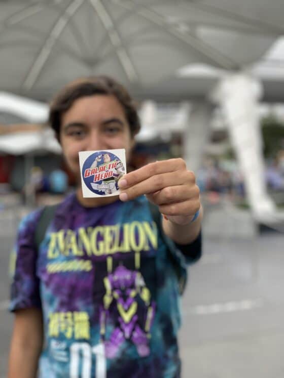 Free Disney Pixie Dust Upgrades - free stickers at Buzz Lightyear