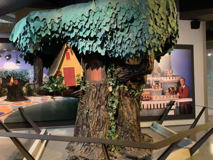 things you can only do in Pittsburgh - John Heinz History Center Mr. Rogers Neighborhood of Make Believe tree