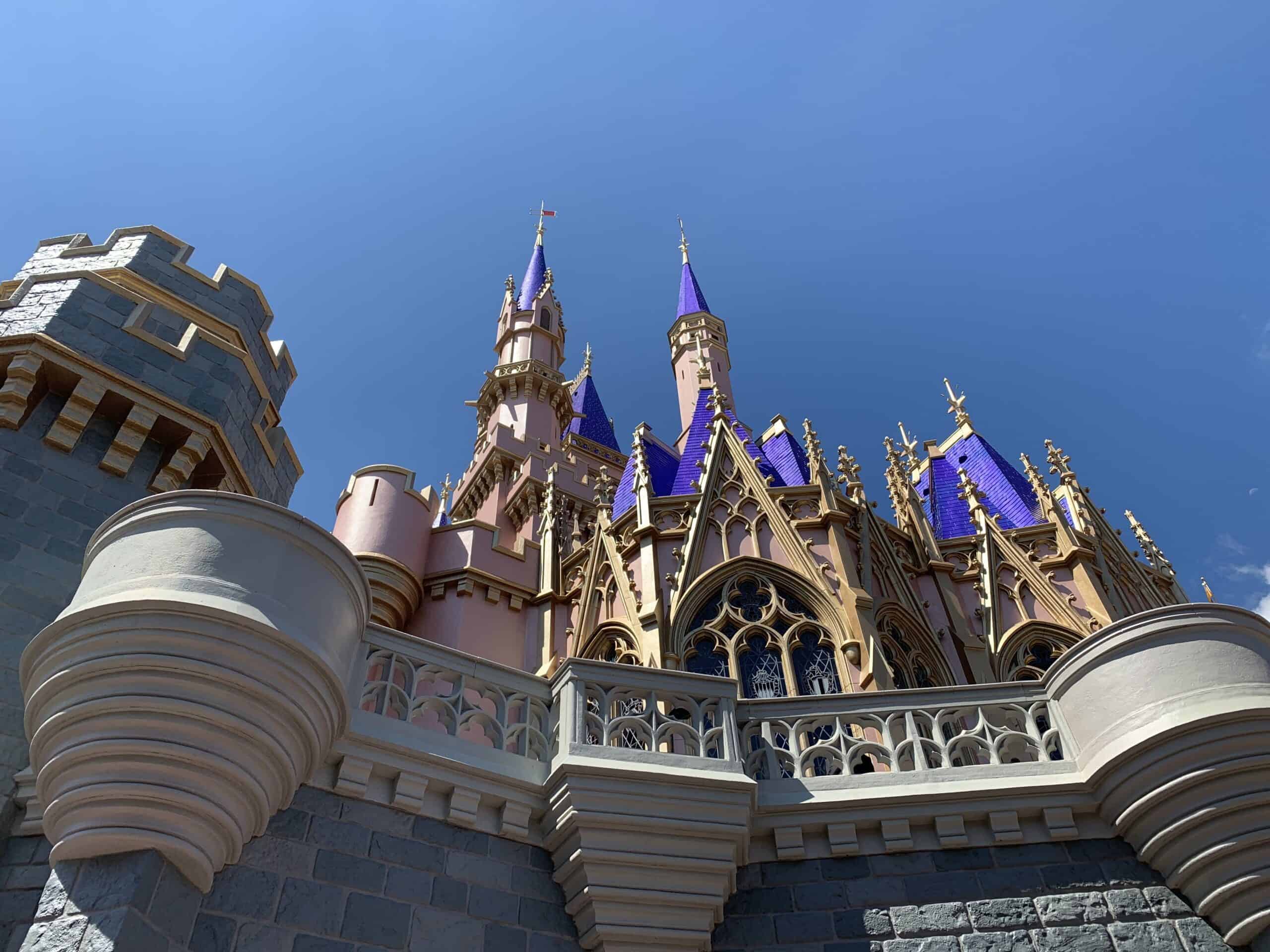 unexpected things to save your sanity at Disney World - cinderella castle back