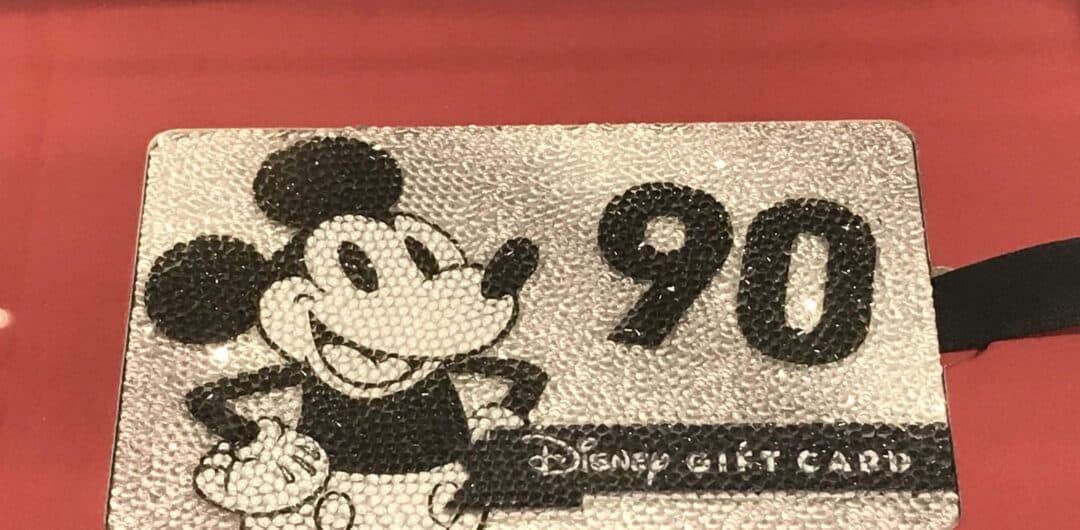 unexpected things to save your sanity at Disney World - gift card with crystals