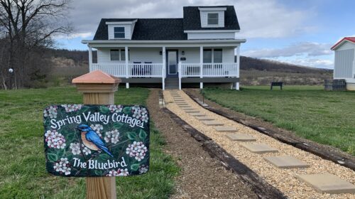 spring valley cottages full review the bluebird exterior