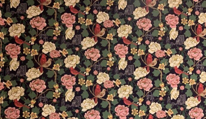 bradley hotel secrets - women's bathroom wallpaper print