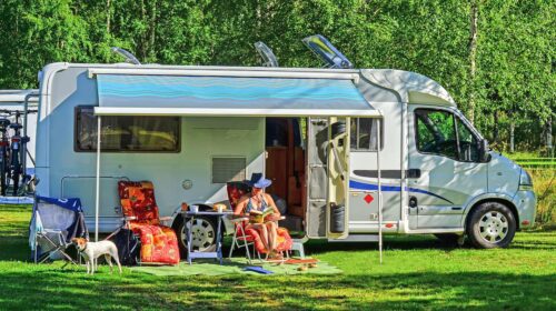 Making The Most Of Your RV Park Adventure - Relaxing Outside RV