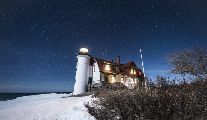 Ways To Keep Your Home Comfortable as It Gets Colder lighthouse in snow