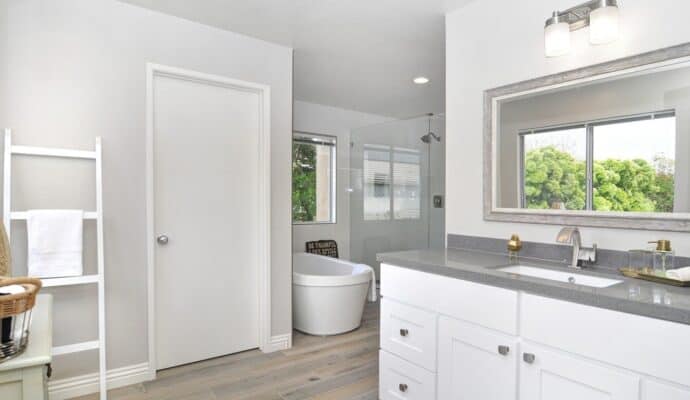 Ways to Add Value to Your Summer Home - bathroom remodel - white aesthetic