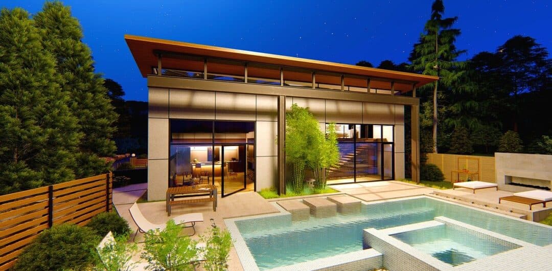 How to Stay Sane While You Find the Right New Home 3 Ways to Add Value to Your Summer Home - modern house with pool