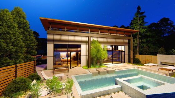 Ways to Add Value to Your Summer Home - modern house with pool