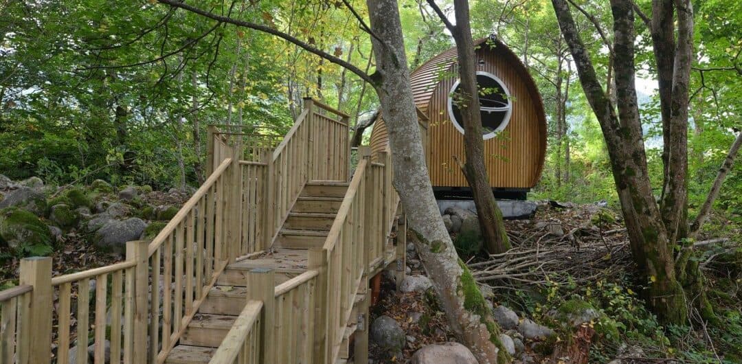 6 Different Ways of Camping for Every Kind of Camper 4 Glamping Is Not Camping - What’s the Difference Between Camping and Glamping? - wooden lodge in Scotland
6 Different Ways of Camping for Every Kind of Camper