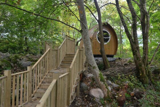 Glamping Is Not Camping - What’s the Difference Between Camping and Glamping? - wooden lodge in Scotland