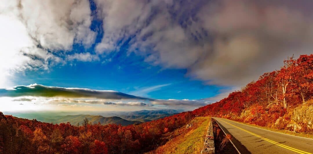 Places To Camp in the US During the Fall Season - shenandoah mountains