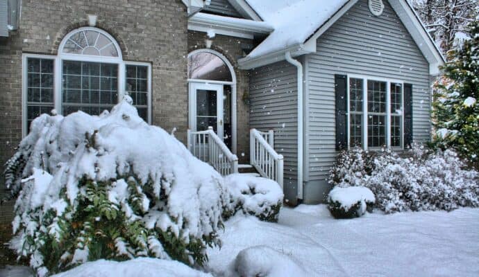 Ways To Prepare Your Home for the Winter - snowy house exterior