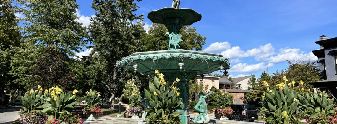 things to do in Madison Indiana - Broadway FountainJPG