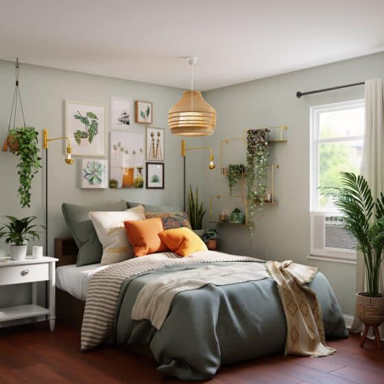 Bedroom Design and Well-Being- bring the garden inside