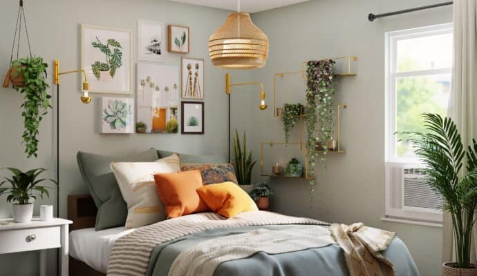 Bedroom Design and Well-Being- bring the garden inside
